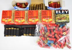 Approximately two hundred 12 bore shotgun cartridges including Mirage Super Target and Eley Alphamax