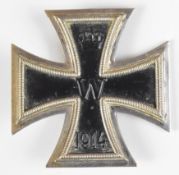 German WW1 Iron Cross First Class, the pin back attachment stamped 26