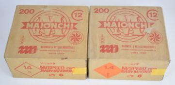 Four hundred 12 bore Maionchi 2¾ Baby Magnum 42g 6 shot cartridges, all sealed in original boxes.