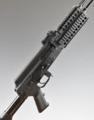 Crosman AK1 .177 semi-automatic assault style air rifle with tactical stock, textured composite