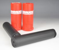 Two Weihrauch HW XL air rifle sound moderators, both in original tubes.