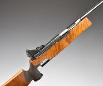 Feinwerkbau 300 S .177 side-lever target air rifle with textured semi-pistol grip, raised cheek