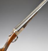 Ugartechea for Parker-Hale 12 bore side by side ejector shotgun with engraved locks, underside,