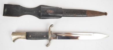 WW2 German Nazi Third Reich Fireman's dress bayonet with EUF Horster, Solingen and maker's mark to