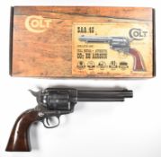 Umarex Colt SAA .45 Single Action Army .177 CO2 air pistol / revolver with faux wood grips, serial