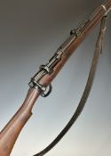BSA Lee-Enfield No I Mk III .410 shotgun converted .303 bolt-action service rifle with adjustable