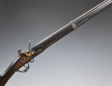 French style flintlock three band hammer action musket with lock stamped 'M.'e imp.le De St