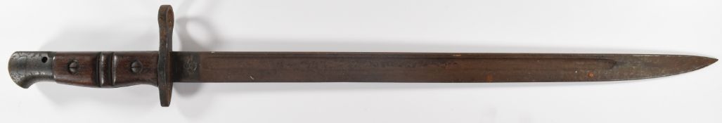 American WW1 Remington bayonet with 1917 to ricasso and 43cm single edged blade PLEASE NOTE:- Before