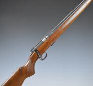 CZ 452-2E ZKM .22 bolt-action rifle with chequered semi-pistol grip, multi-shot magazine, sling