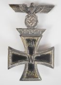 German WW1 Iron Cross with second award bar 1939