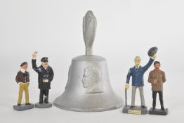Royal Air Force Benevolent Fund alarm bell, 'cast in metal from German air craft shot down over