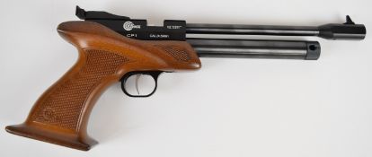 SMK Victory CP1 .177 CO2 target air pistol with chequered grip and adjustable sights, NVSN, in