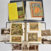 Royal Navy interest two albums of a sailor's WW2 and later ephemera including souvenir pamphlets,