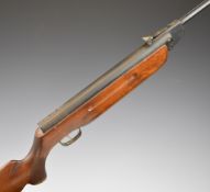 Weihrauch HW35 .22 air rifle with chequered semi-pistol grip, adjustable trigger and sights and