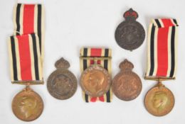 Three George VI Special Constabulary Long Service Medals for Roland U Hummel, Edgar Kershaw and