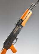 Cybergun Kalashnikov AK47 .177 CO2 air rifle with wooden pistol grip and stock, sling mounts and