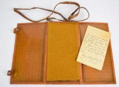 British Army WW1 interest General Sir Edmund Allenby's leather map case retailed by Hugh Rees Ltd, 5