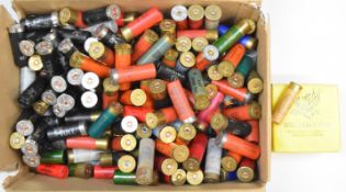 Two hundred and fifty 12, 16 and 20 bore shotgun cartridges including William & Son of London, in
