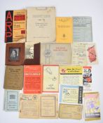 British WW2 Home Front printed material / books including identity cards, ration book, Small Arms