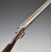 R B Rodda & Co of Calcutta The Improved Paragon 12 bore side by side hammer action shotgun with