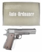 Cybergun Auto-Ordnance 1911 A1 US Army .177 CO2 air pistol with chequered faux wooden grips and