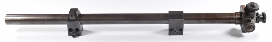 Unnamed military or similar target or sniper rifle adjustable tube scope with Parker-Hale PH60