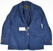 James Purdey & Sons Ltd ladies navy linen blazer, size 12