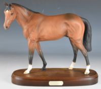 Royal Doulton racehorse figure Troy, height 30m