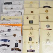 Approximately 100 Officer Training Corps school and college Combined Cadet Force badges and insignia