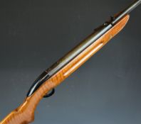 BSA Airsporter Mk I .22 under-lever air rifle with semi-pistol grip and adjustable sights, serial