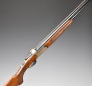 Felix Sarasketa 12 bore over and under ejector shotgun with engraved locks, underside and thumb