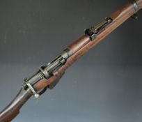 Deactivated Short Magazine Lee Enfield (SMLE) Mk III .303 bolt-action rifle with adjustable