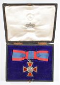 Royal Red Cross medal, second class in fitted Garrard box
