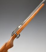 CZ 452-2E ZKM .22 bolt-action rifle with chequered semi-pistol grip, sling mounts, 10-shot
