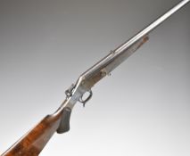 E M Reilly .310 Cadet rook & rabbit rifle with chequered semi-pistol grip and forend, adjustable