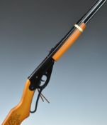 Daisy Red Ryder 650 shot Winchester style .177 underlever air rifle with signed wooden stock, in