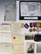 British Army WW2 Northamptonshire Regiment Military Medal Immediate Award medal group of five