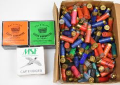 Two hundred and fifty 12, 16 and 20 bore shotgun cartridges including Carey Gunmakers of Ledbury '