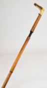Dumonthier 9.1mm (Waling Stick) walking stick shotgun with stags antler handle, graduated cane