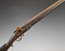 Unnamed flintlock musket with lock stamped '1807' and with East India Trading Company logo, sling