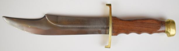 Carl Schulieper 'African Hunter' hunting knife, the 21cm blade etched 'hand made hammerforged'