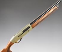 ATA Neo 20 bore 3-shot semi-automatic shotgun with textured semi-pistol grip and forend, named lock,