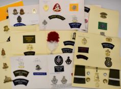Approximately 130 Officer Training Corps school and college Combined Cadet Force badges and insignia