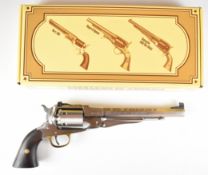 Euroarms of America Remington New Model Army .44 six-shot single-action revolver with brass