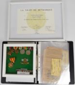 British Army WW2 medal group of five comprising 1939/1945 Star, Africa Star with First Army clasp,