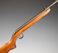 BSA Cadet Major .177 air rifle with semi-pistol grip and adjustable sights, serial number C27929.