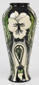 Moorcroft baluster vase decorated in the Honesty pattern, height 21cm