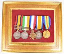 British Army Queen's South Africa Medal with clasps for Cape Colony, Orange Free State and