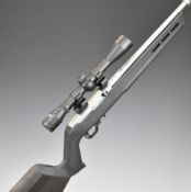 Ruger Model 10/22 .22 semi-automatic rifle with textured semi-pistol grip, Magpul adjustable