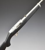 Ruger Model 10/22 .22 semi-automatic rifle with chequered semi-pistol grip and forend, composite